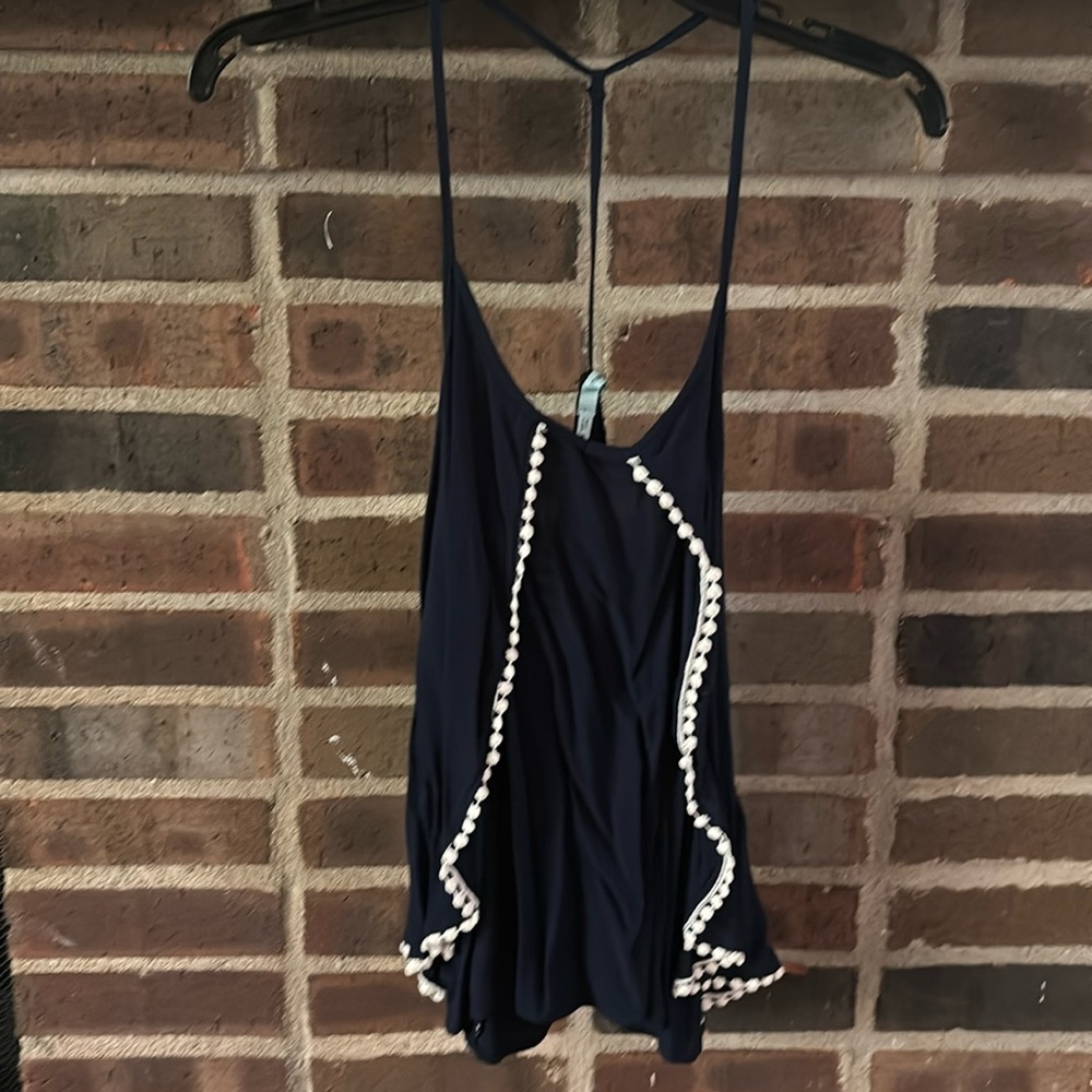 Womens Maurice’s Tank, Size M, Navy